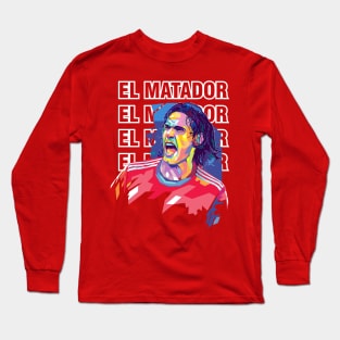 El-Matador Cavani popart Long Sleeve T-Shirt